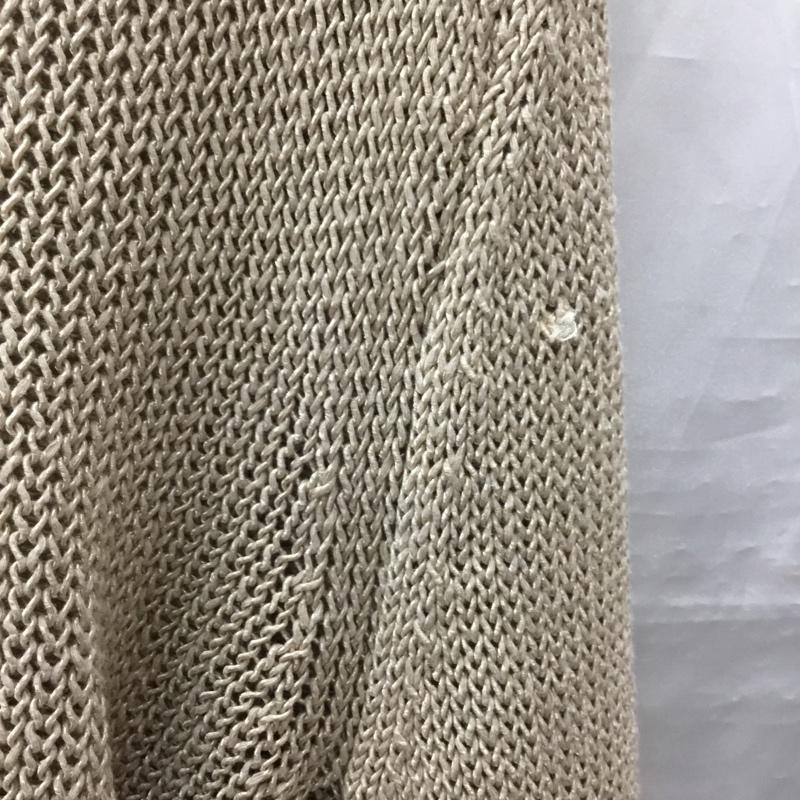ザラ ZARA ニット、セーター 長袖 M 無地 ベージュ / ベージュ / レディース USED 古着 中古 10121995