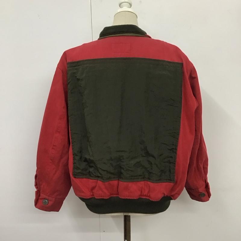 ピンクハウス PINK HOUSE ジャケット、上着 ジャンパー、ブルゾン 11PJ ノーカラー M 無地 赤 / レッド / X 茶 / ブラウン / レディース USED 古着 中古 10125815