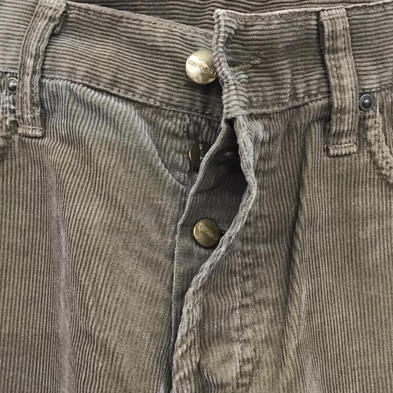 カーハート Carhartt ボトムス ボトムス コーデュロイパンツ 32×32 32 ワンポイント 茶 / ブラウン / メンズ USED 古着 中古 10119833