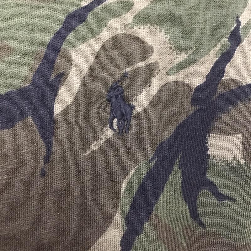 ポロラルフローレン POLO RALPH LAUREN トレーナー 長袖 長袖スウェット 長袖トレーナー リブカットソー 長袖カットソー プリントトレーナー M 総柄 マルチカラー / マルチカラー / メンズ USED 古着 中古 10110783
