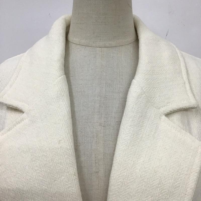 ザラ ZARA ジャケット、上着 ジャケット、ブレザー 8073 038 712 ダブル テーラードジャケット S 無地 アイボリー / アイボリー / レディース USED 古着 中古 10118499
