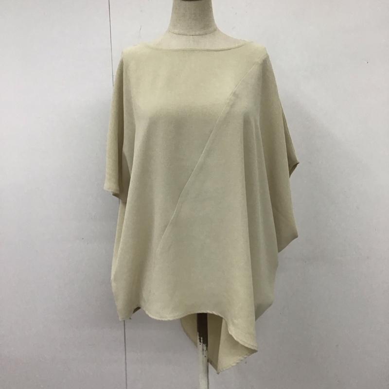 ローフ loaf カットソー 半袖 半袖カットソー 無地Tシャツ クルーネックカットソー 無地 ベージュ / ベージュ / レディース USED 古着 中古 10113254