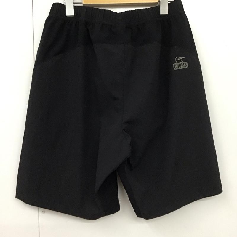 チャムス CHUMS パンツ ショートパンツ ch03-1383-k001-04 エアトレイルストレッチチャムスショーツ ショートパンツ M ロゴ、文字 黒 / ブラック / メンズ USED 古着 中古 10131264
