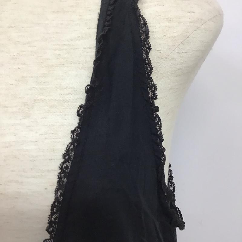 ピンクハウス PINK HOUSE ワンピース ロングスカート P0123FS22 サイドリボン ノースリーブ 無地 黒 / ブラック /  レディース USED 古着 中古 10133369