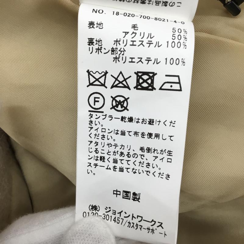 シンプリシテェ Simplicite コート コート一般 FREE 無地 茶 / ブラウン / レディース USED 古着 中古 10142538