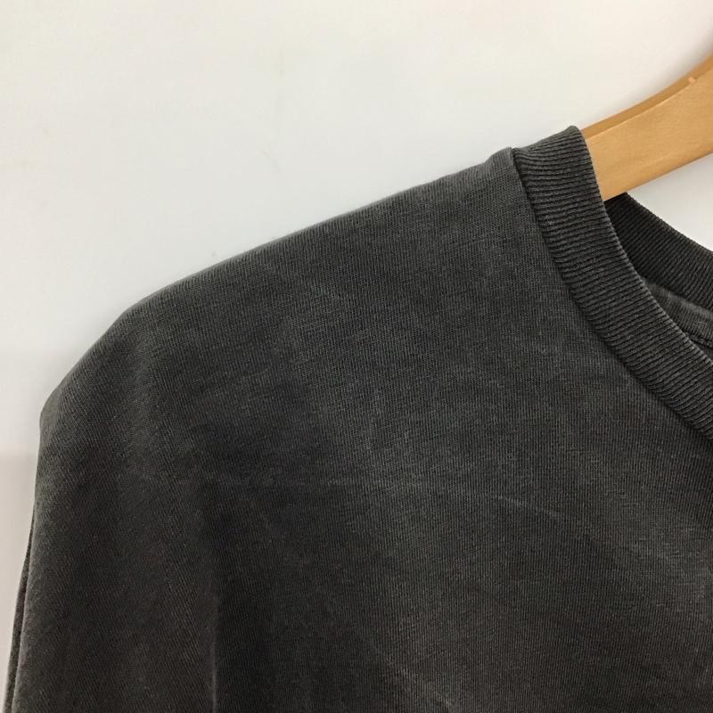 ローリーズファーム LOWRYS FARM カットソー 半袖 半袖カットソー 無地Tシャツ クルーネックカットソー フリル袖 FREE 無地 黒 / ブラック / レディース USED 古着 中古 10138796