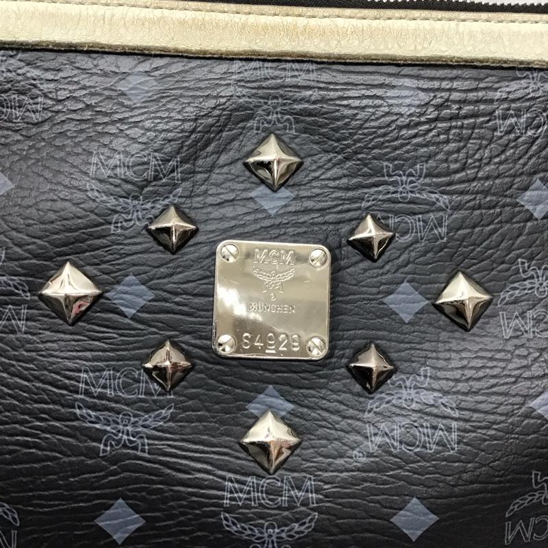 エムシーエム MCM クラッチバッグ、パーティバッグ クラッチバッグ、パーティバッグ S4929 セカンドバッグ 総柄 黒 / ブラック / メンズ USED 古着 中古 10121630
