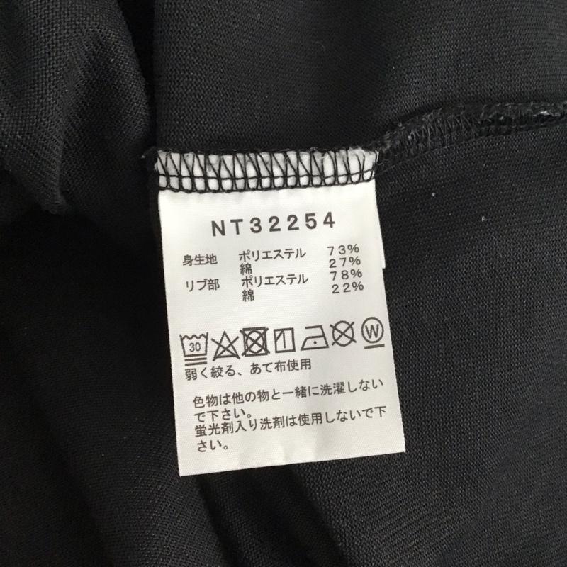 ザノースフェイス THE NORTH FACE カットソー 長袖 nt32254 長袖Tシャツ クルーネック L ロゴ、文字 黒 / ブラック / メンズ USED 古着 中古 10150601
