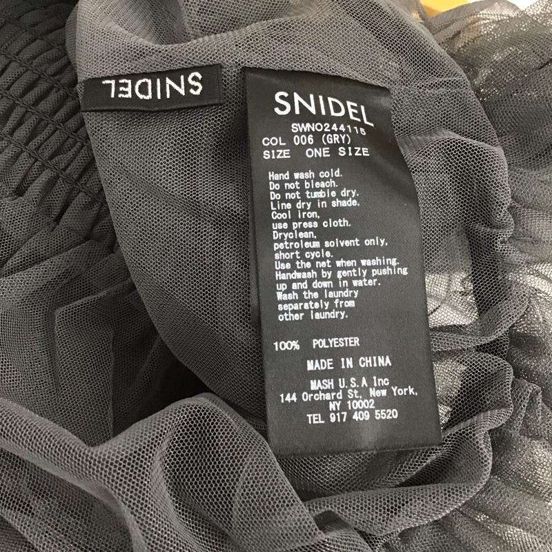 スナイデル SNIDEL キャミソール キャミソール ONE SIZE 無地 灰 / グレー / レディース USED 古着 中古 10144549