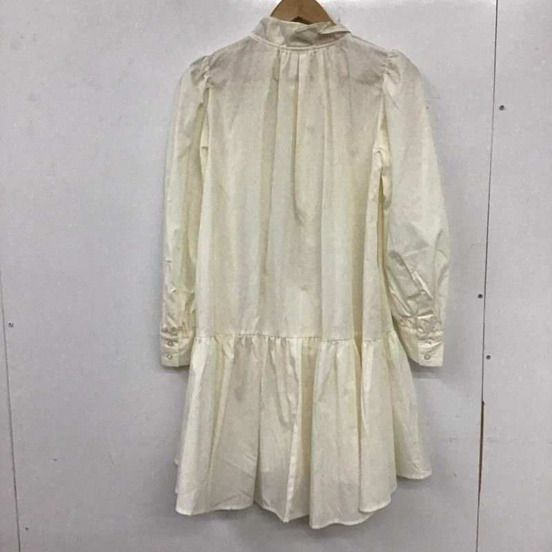 スナイデル SNIDEL ワンピース ロングスカート 長袖シャツワンピース ロングワンピース スタンドカラー 無地 白 / ホワイト / レディース USED 古着 中古 10135424