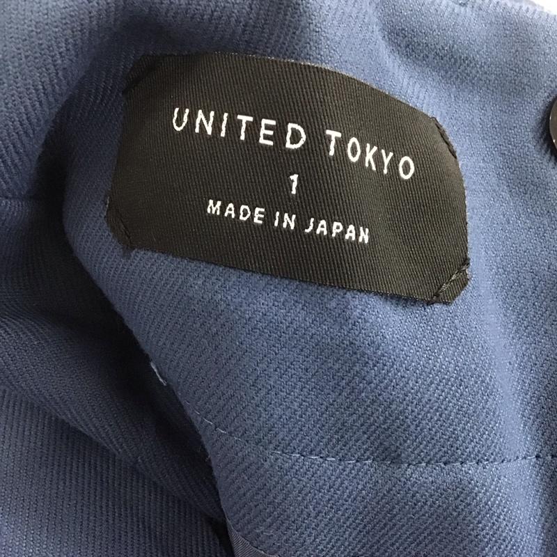 ユナイテッドトウキョウ UNITED TOKYO パンツ スラックス 1 無地 青 / ブルー / レディース USED 古着 中古 10138136