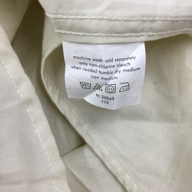 チャップス CHAPS シャツ、ブラウス 長袖 ボタンダウン M 無地 アイボリー / アイボリー / メンズ USED 古着 中古 10116089
