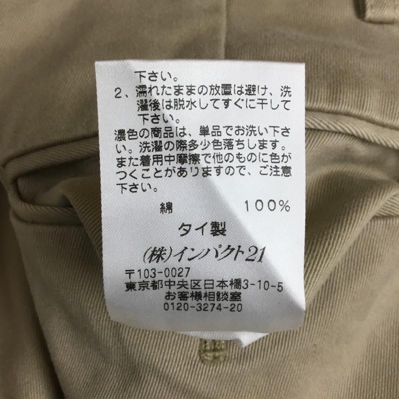 ポロバイラルフローレン Polo by RALPH LAUREN パンツ チノパン チノパン カジュアルパンツ ワイドパンツ ストレートパンツ 33インチ 無地 ベージュ / ベージュ / メンズ USED 古着 中古 10115643