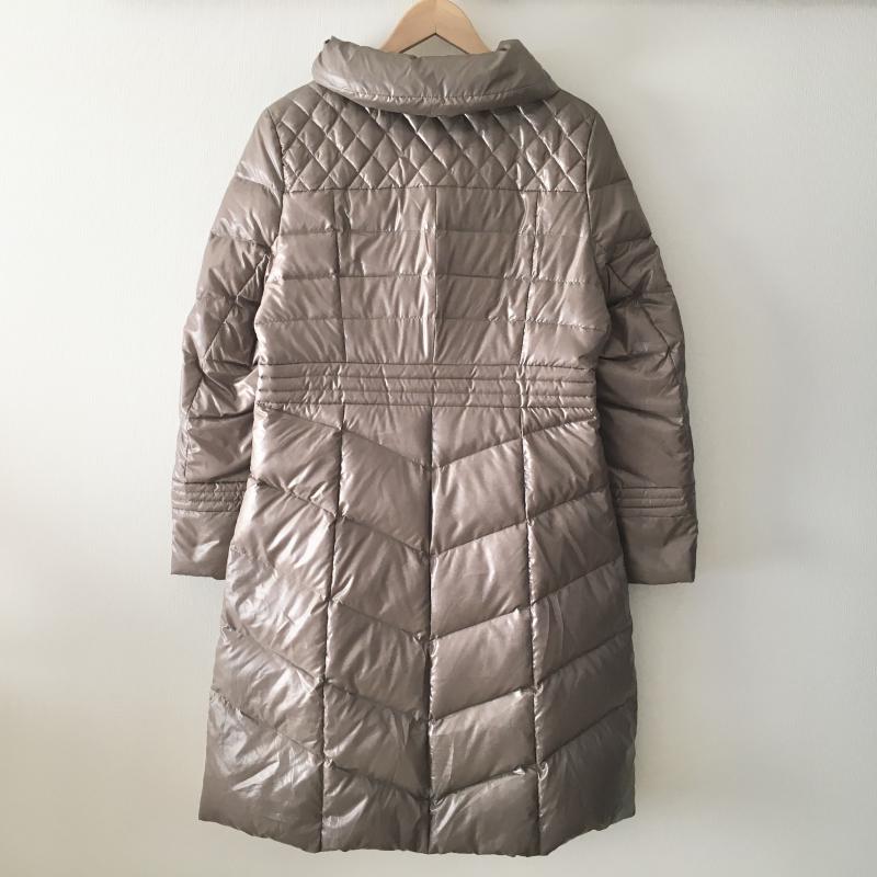マダムジョコンダ MADAM JOCONDE コート ダウンコート 40 無地 茶 / ブラウン / レディース USED 古着 中古 10009152