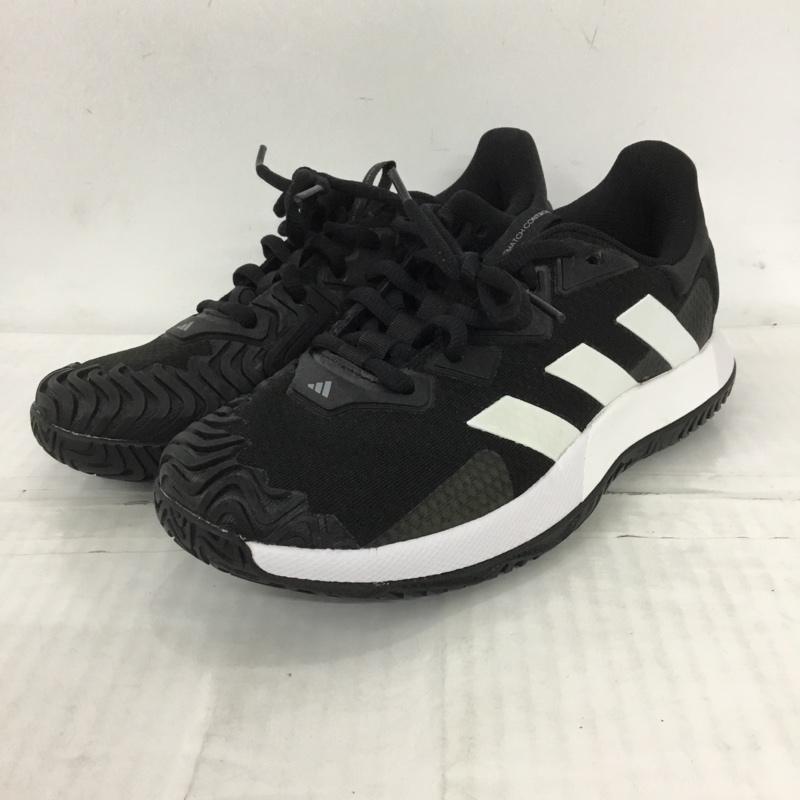 アディダス adidas スニーカー スニーカー ID1498 テニスシューズ 25.5cm 25.5cm ロゴ、文字 黒 / ブラック / X 白 / ホワイト / メンズ USED 古着 中古 10123461