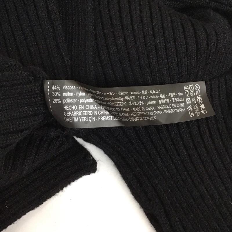 ザラ ZARA ニット、セーター 長袖 タートルネック S 無地 黒 / ブラック / レディース USED 古着 中古 10129322