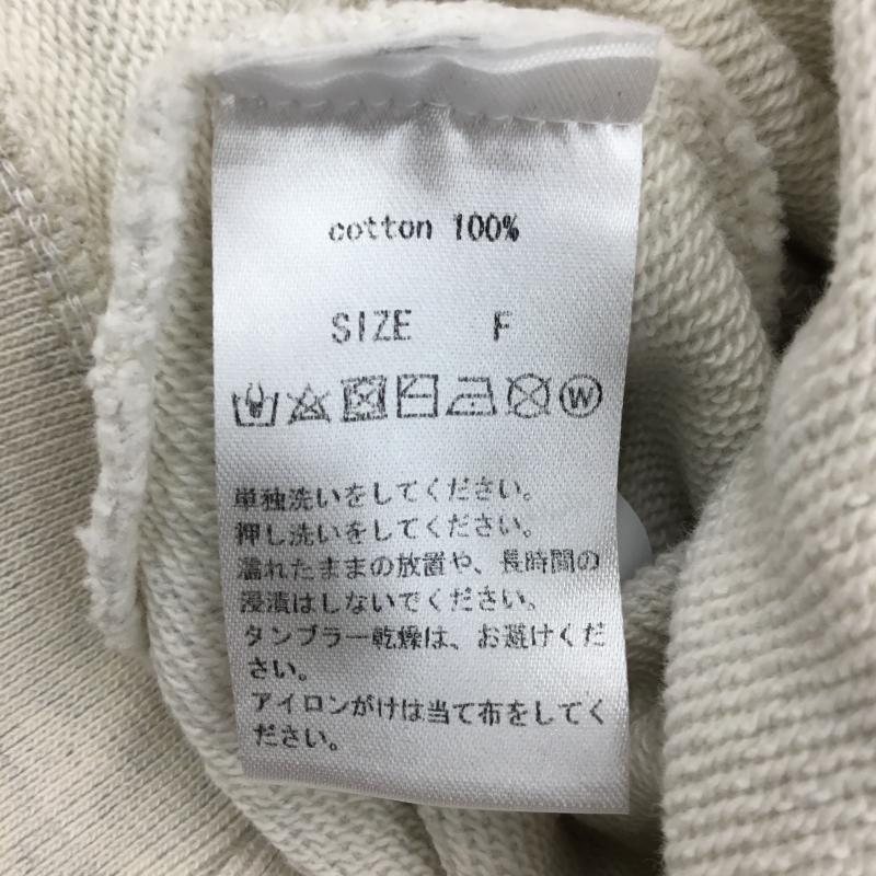 パラグラフ Paragraph パーカー 長袖 FREE ロゴ、文字 灰 / グレー / メンズ USED 古着 中古 10137461