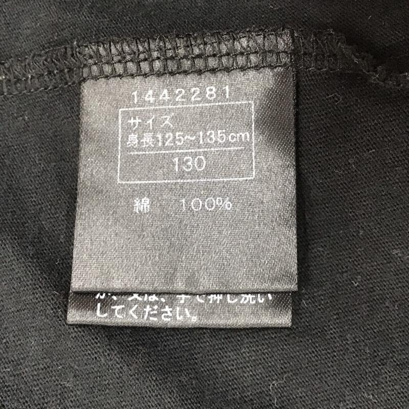 ヒステリック ミニ HYSTERIC MINI Tシャツ 半袖 130cm プリント 黒 / ブラック / ガールズ USED 古着 中古 10116795