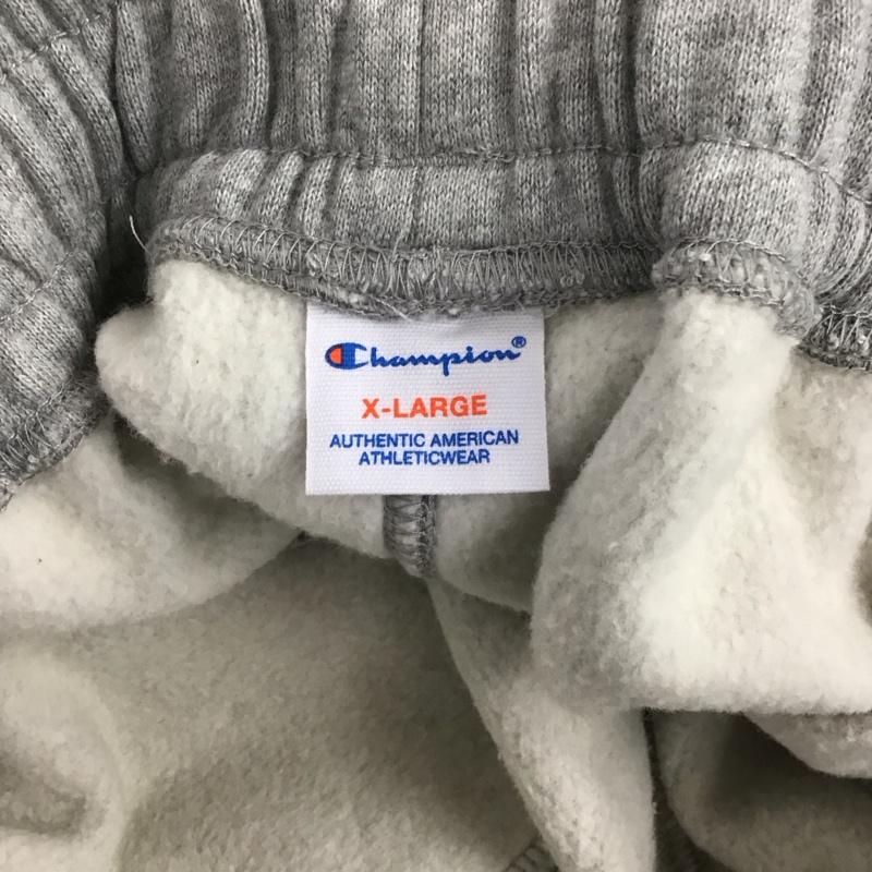 チャンピオン Champion パンツ ワークパンツ、ペインターパンツ c3-y203 スウェットパンツ ワイドパンツ XL ロゴ、文字 灰 / グレー /  メンズ USED 古着 中古 10126186