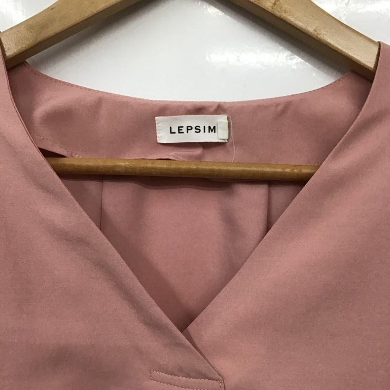 レプシィム LEPSIM カットソー 長袖 M 無地 桃 / ピンク / レディース USED 古着 中古 10131145