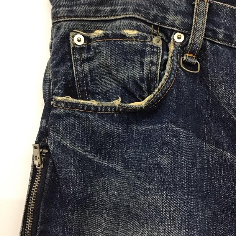 リーバイスフェノム LEVI S Fenom パンツ デニム、ジーンズ 505-0207m デニムパンツ ワイドパンツ カジュアルパンツ 36 プリント X ダメージ加工 インディゴ / インディゴ / メンズ USED 古着 中古 10134062