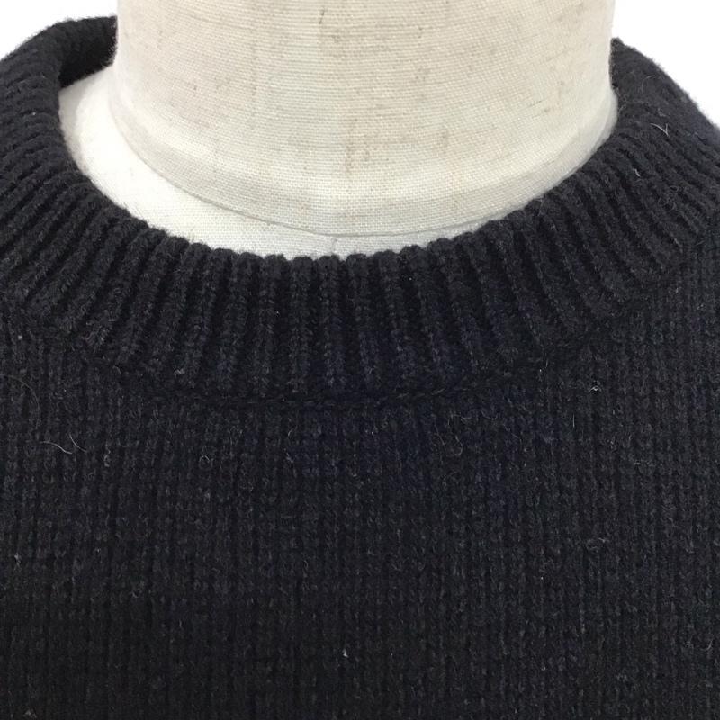 ペンドルトン PENDLETON ニット、セーター 長袖 M 無地 黒 / ブラック / メンズ USED 古着 中古 10124068