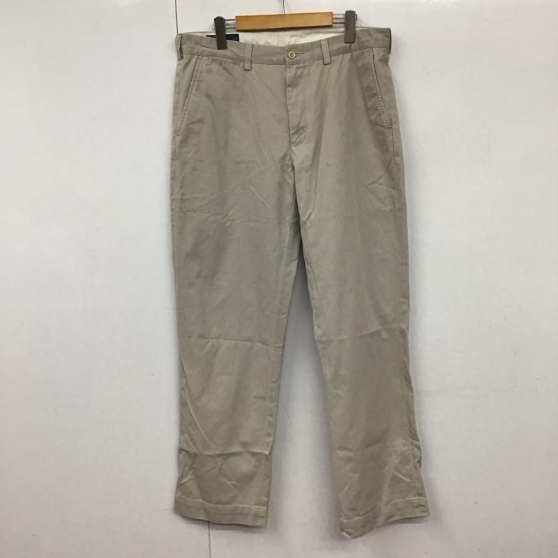 ポロバイラルフローレン Polo by RALPH LAUREN パンツ チノパン チノパン ワイドパンツ カジュアルパンツ 35インチ 無地 ベージュ / ベージュ / メンズ USED 古着 中古 10130937