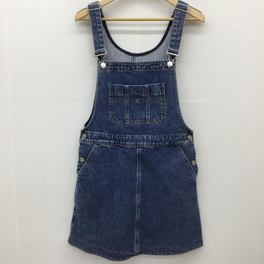トミー ジーンズ TOMMY JEANS ワンピース ミニスカート XS ロゴ、文字 インディゴ / インディゴ /  レディース USED 古着 中古 10133593
