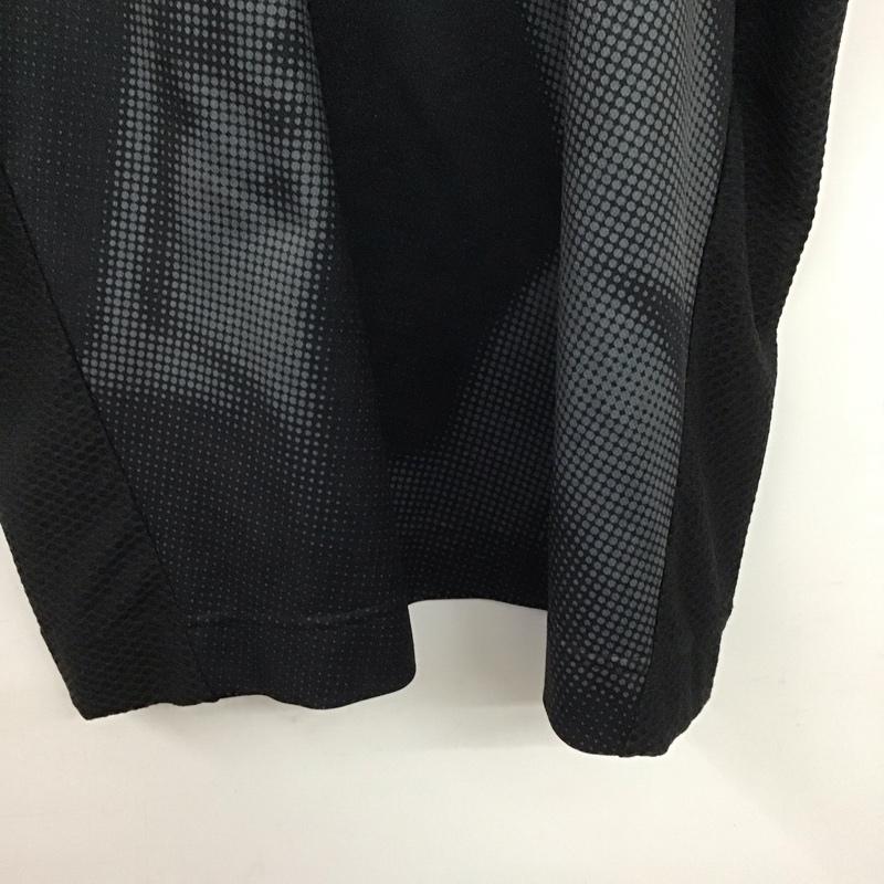 オークリー OAKLEY ポロシャツ 半袖 半袖ポロシャツ カラーシャツ 半袖カットソー スポーツウェア L プリント 黒 / ブラック / メンズ USED 古着 中古 10138432