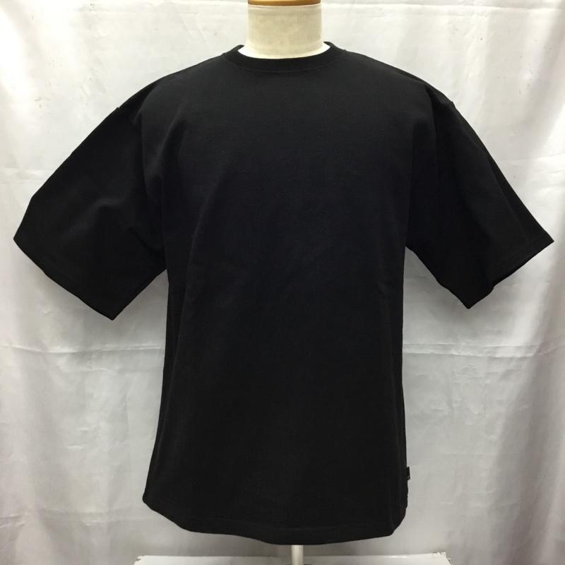 エフエイティー FAT Tシャツ 半袖 半袖カットソー 無地Tシャツ クルーネックカットソー 無地 黒 / ブラック / メンズ USED 古着 中古 10106469