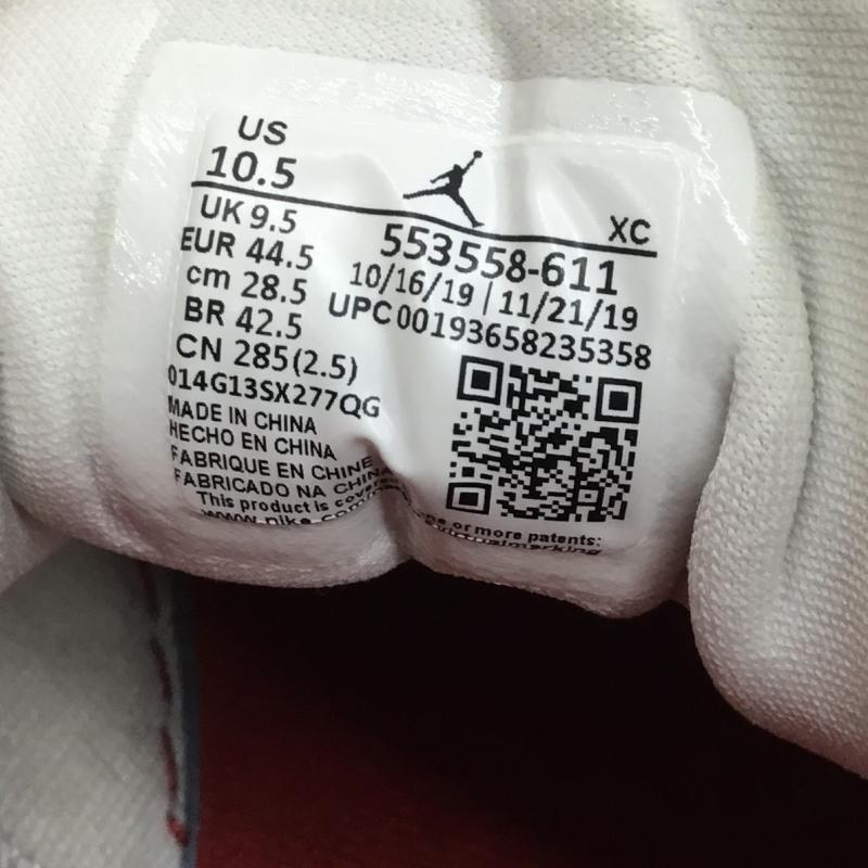 ナイキ NIKE スニーカー スニーカー AIR JORDAN 1 LOW 553558-611 28.5cm 赤 / レッド / X 白 / ホワイト / メンズ USED 古着 中古 10120716
