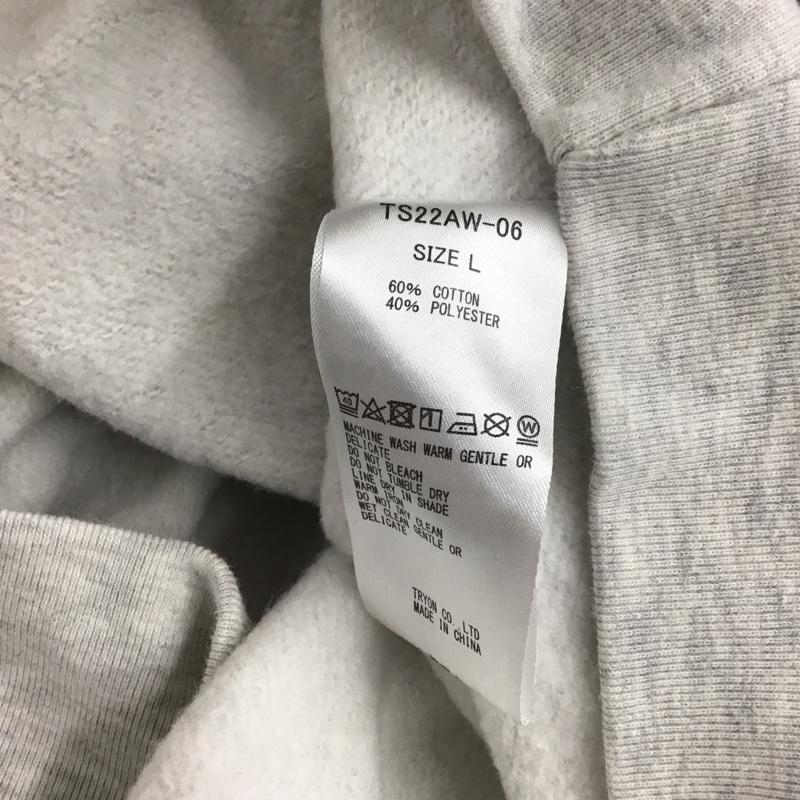 スラッシャー THRASHER パーカー 長袖 長袖 L ロゴ、文字 灰 / グレー / メンズ USED 古着 中古 10117264