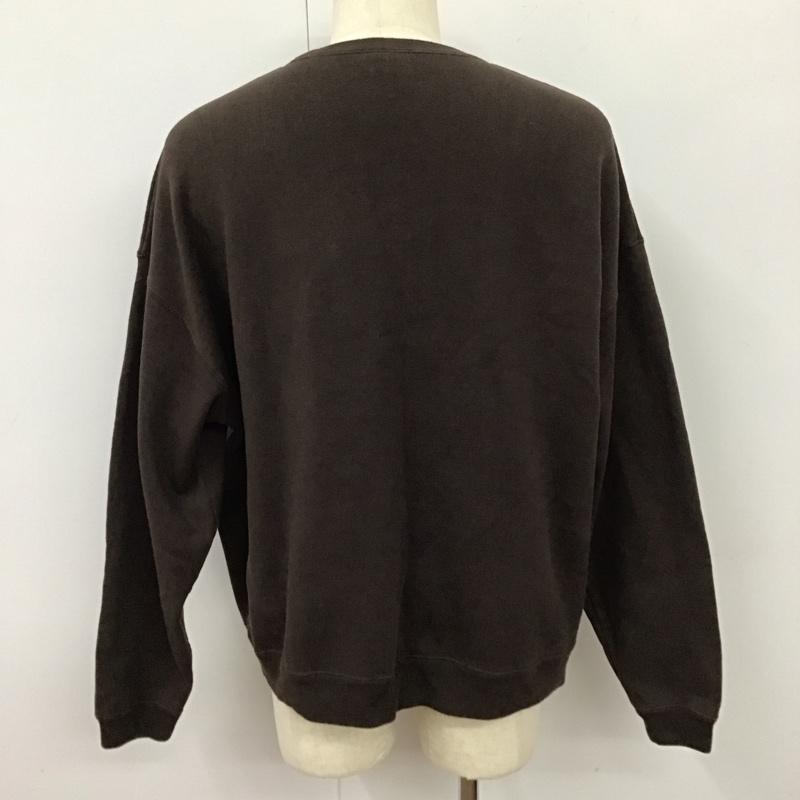 フリークスストア FREAK S STORE トレーナー 長袖 GR21AW-01 スウェット 裏起毛 S 無地 ダークブラウン / ダークブラウン /  メンズ USED 古着 中古 10118319