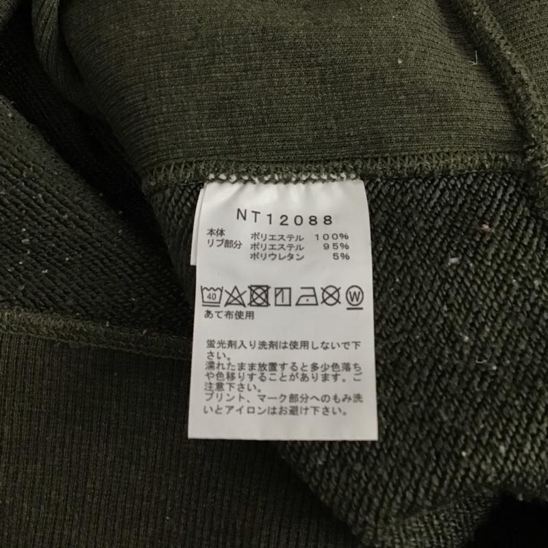 ザノースフェイス THE NORTH FACE パーカー 長袖 nt12088 カラーヘザードスウェットフーディ プルオーバー 長袖パーカー M ロゴ、文字 カーキ / カーキ / メンズ USED 古着 中古 10119519