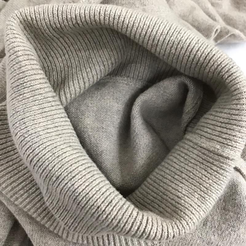 ロク ビューティアンドユース 6BEAUTY&YOUTH ニット、セーター 長袖 8613-199-0064 LOOP TURTLE NECK KNIT 無地 ベージュ / ベージュ /  レディース USED 古着 中古 10107347