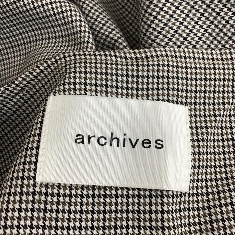 アルシーヴ archives ジャケット、上着 ジャケット、ブレザー M チェック マルチカラー / マルチカラー / レディース USED 古着 中古 10108147