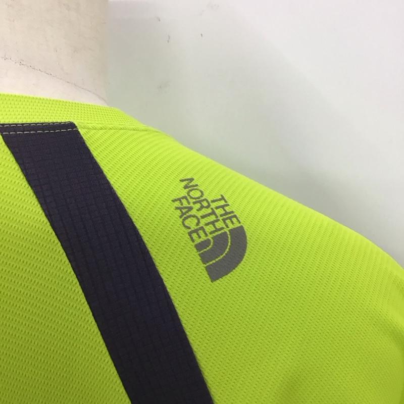 ザノースフェイス THE NORTH FACE Tシャツ 半袖 NT30975 ロゴ、文字 薄緑 / ライトグリーン / メンズ USED 古着 中古 10114345