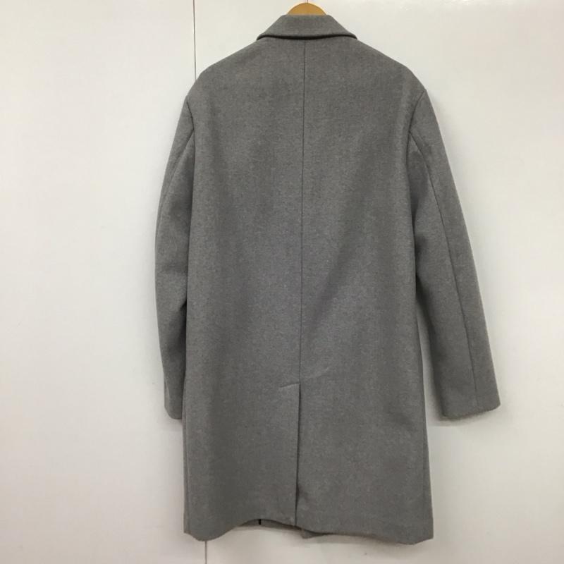 ザラ ZARA コート コート一般 長袖ロングコート アウター カジュアルジャケット L 無地 灰 / グレー / メンズ USED 古着 中古 10130553