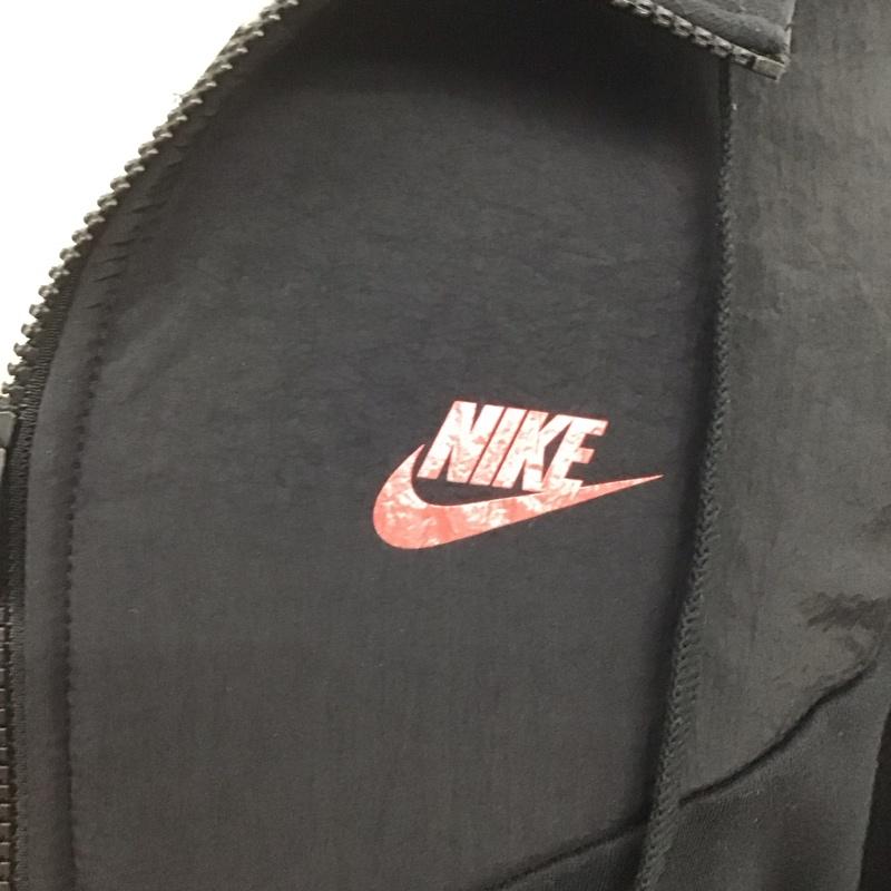ナイキ NIKE パーカー 長袖 cj4553-013 ジップパーカー 長袖パーカー スウェット M ロゴ、文字 黒 / ブラック /  メンズ USED 古着 中古 10125468