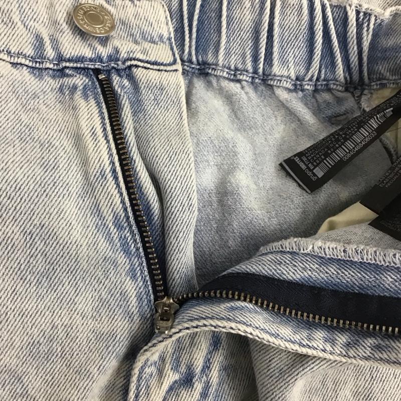 ザラ ZARA パンツ デニム、ジーンズ デニムパンツ ワイドパンツ カジュアルパンツ M 無地 インディゴ / インディゴ /  メンズ USED 古着 中古 10127309