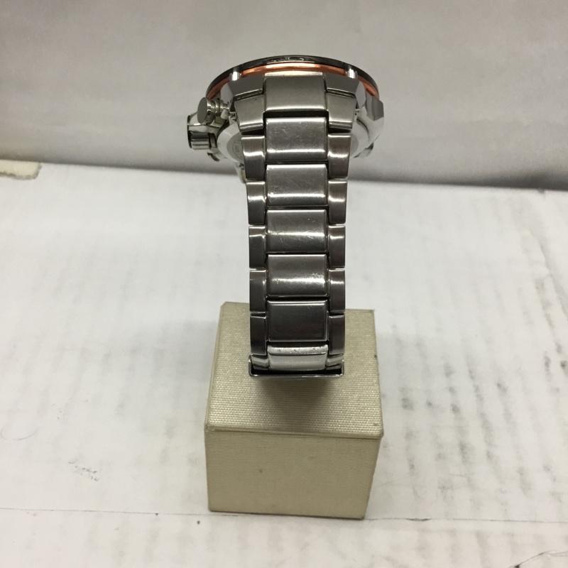 カシオ CASIO 腕時計 アナログ(クォーツ式) EQW-A1000 EDIFICE ソーラー電波 箱有 ロゴ、文字 銀 / シルバー / X 黒 / ブラック / メンズ USED 古着 中古 10106514