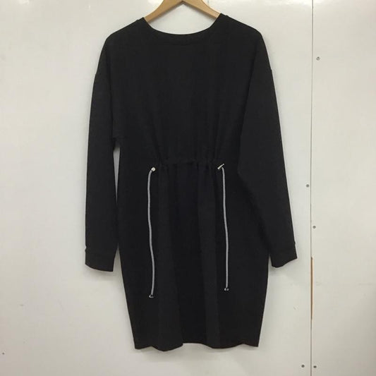 ザラ ZARA ワンピース ひざ丈スカート 5039/050/800 S 無地 黒 / ブラック /  レディース USED 古着 中古 10133689