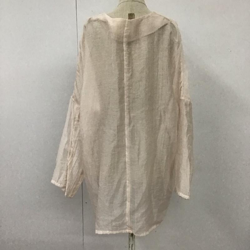 フーズフーチコ who s who Chico ジャケット、上着 ジャケット、ブレザー chz1001404a0002 シースルーシャツジャケット 長袖カットソー カラーシャツ シアーシャツ 前ボタン FREE 無地 ベージュ / ベージュ / レディース USED 古着 中古 10112113