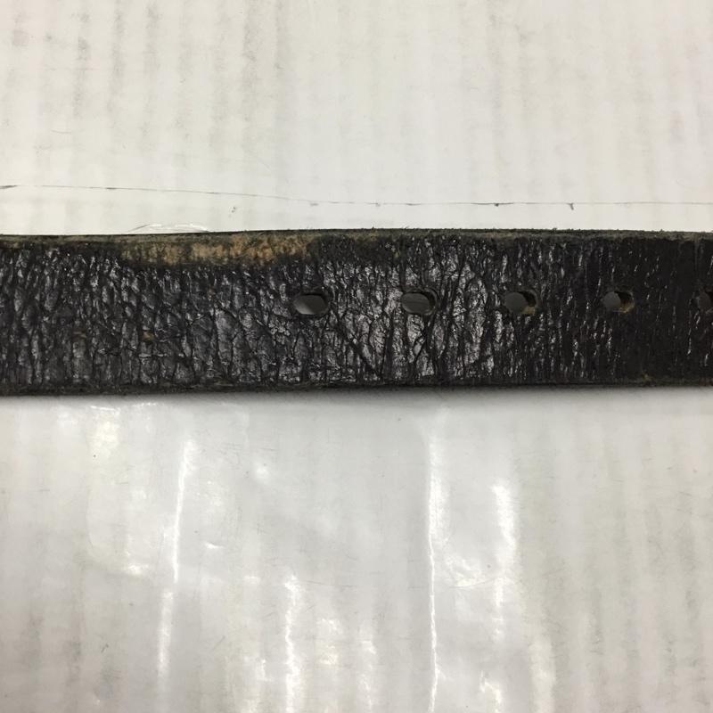 フラットヘッド The Flat Head ベルト・バックル ベルト レザー 34 無地 黒 / ブラック / メンズ USED 古着 中古 10113729