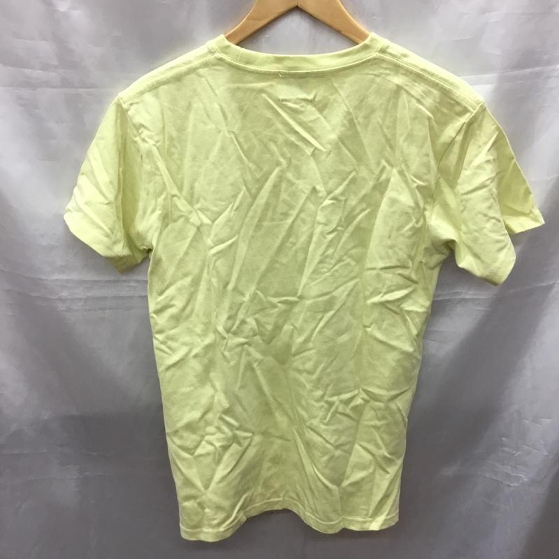 コーエン coen Tシャツ 半袖 7625-637-0327 刺繍 L ロゴ、文字 黄 / イエロー / レディース USED 古着 中古 10117793