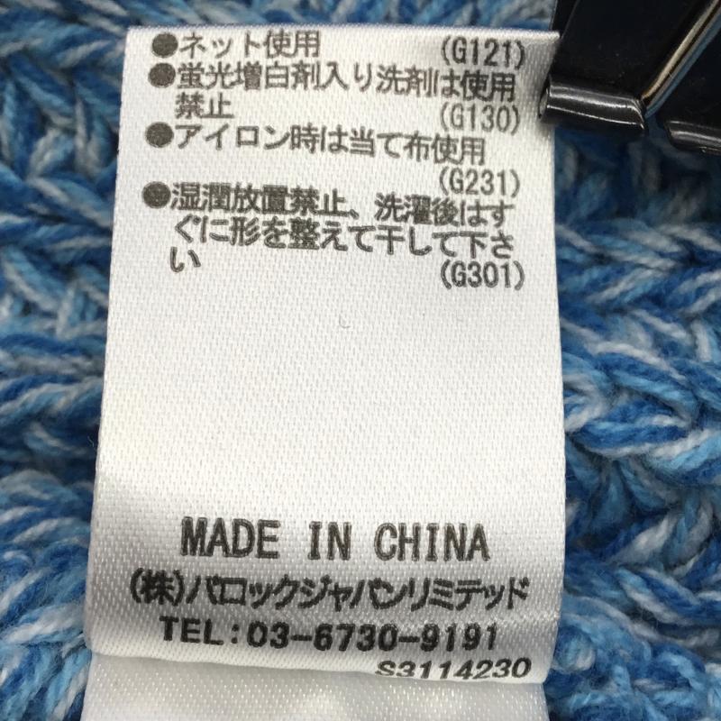 ロデオクラウンズ Rodeo Crowns カーディガン 長袖 420GSR70-010V ワイドボウル M 無地 青 / ブルー / レディース USED 古着 中古 10136771