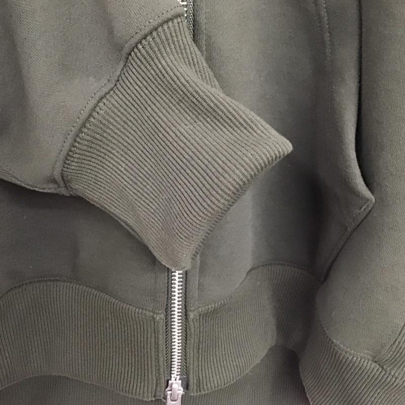 ザノースフェイス THE NORTH FACE パーカー 長袖 nt62232 スクエアロゴフルジップパーカー スウェットパーカー M ロゴ、文字 カーキ / カーキ / メンズ USED 古着 中古 10132268