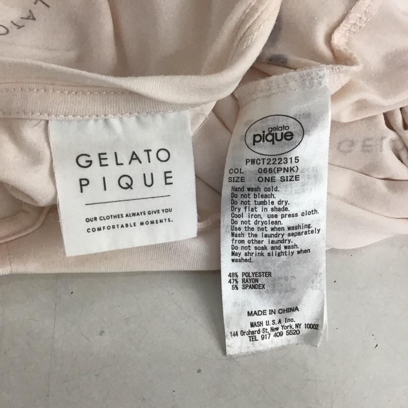 ジェラートピケ gelato pique セットアップ セットアップ pwct222315 セットアップ ルームウェア プリント 桃 / ピンク / レディース USED 古着 中古 10135156
