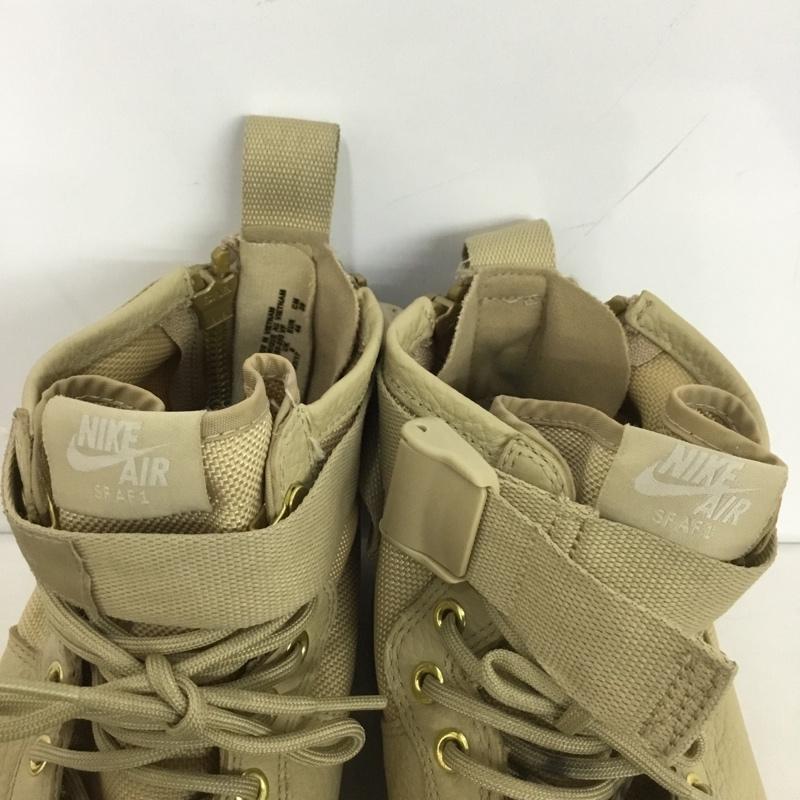 ナイキ NIKE スニーカー スニーカー 917753-200 SF AF 1 MID 28cm 28.0cm ロゴ、文字 ベージュ / ベージュ / メンズ USED 古着 中古 10141548