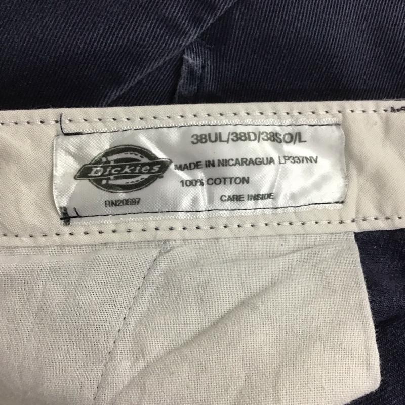 ディッキーズ Dickies パンツ ワークパンツ、ペインターパンツ ワークパンツ ワイドパンツ カジュアルパンツ L 無地 紺 / ネイビー /  メンズ USED 古着 中古 10126430